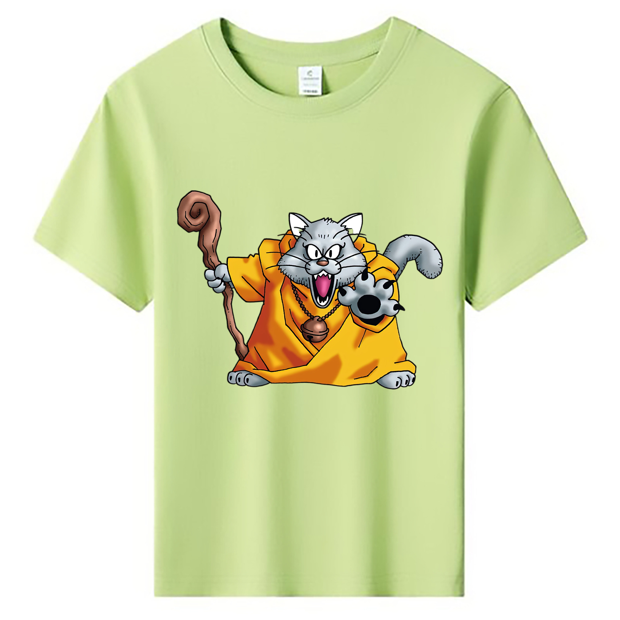 （画像用） ドラゴンクエスト Doragon Kuesuto Dragon Quest 綿100％キッズTシャツ（フロントプリント）